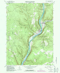 West Hickory 1966 topographic map thumbnail