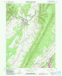 Williamsburg 1963 topographic map thumbnail