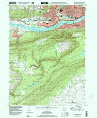 Williamsport 1994 topographic map thumbnail