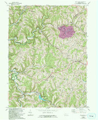 Wind Ridge 1964 topographic map thumbnail