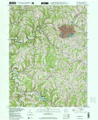 Wind Ridge 1997 topographic map thumbnail