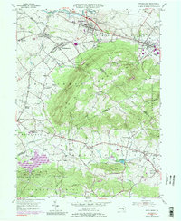 Womelsdorf 1955 topographic map thumbnail