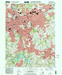 York 1999 topographic map preview