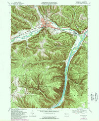 Youngsville 1969 topographic map thumbnail
