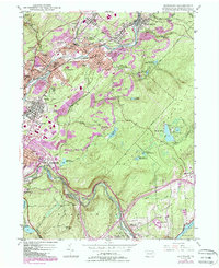 Olyphant 1946 topographic map thumbnail