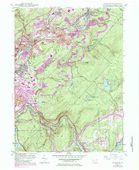 Olyphant 1946 topographic map thumbnail