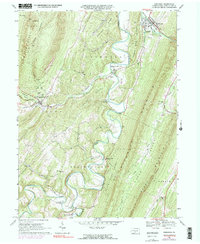 Orbisonia 1966 topographic map thumbnail