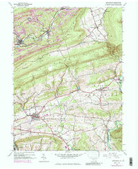 Orwigsburg 1944 topographic map thumbnail