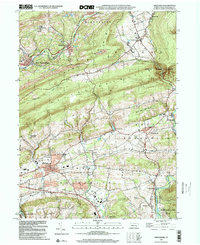 Orwigsburg 1999 topographic map thumbnail