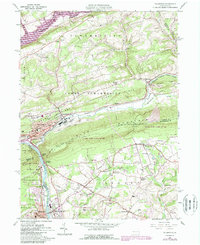 Palmerton 1960 topographic map thumbnail