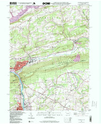 Palmerton 1997 topographic map thumbnail