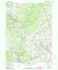 Perkiomenville 1960 topographic map thumbnail