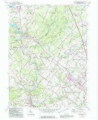 Perkiomenville 1992 topographic map thumbnail