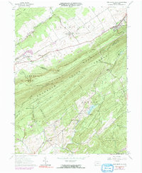 Pine Grove Mills 1963 topographic map thumbnail