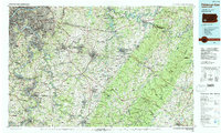 Pittsburgh East 1986 topographic map thumbnail