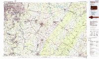 Pittsburgh East 1986 topographic map thumbnail