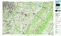 Pittsburgh East 1986 topographic map thumbnail
