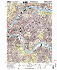 Pittsburgh East 1997 topographic map thumbnail
