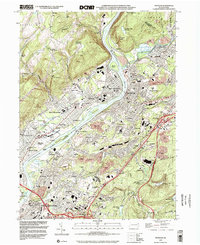 Pittston 1999 topographic map thumbnail