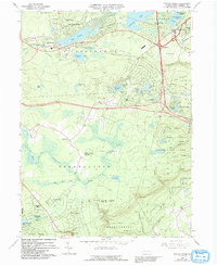 Pocono Pines 1966 topographic map thumbnail