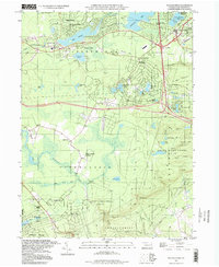 Pocono Pines 1997 topographic map thumbnail