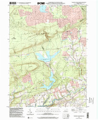 Pohopoco Mountain 1999 topographic map thumbnail