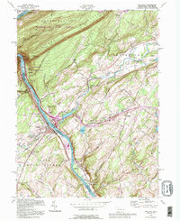Portland 1992 topographic map thumbnail