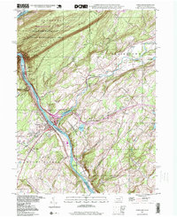 Portland 1997 topographic map thumbnail