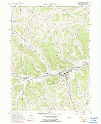 Potter Brook 1957 topographic map thumbnail