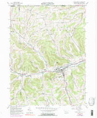 Potter Brook 1957 topographic map thumbnail