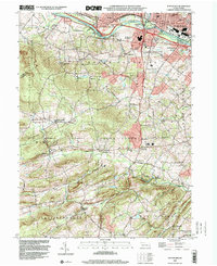 Pottstown 1999 topographic map thumbnail