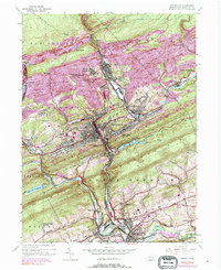Pottsville 1944 topographic map thumbnail