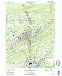Pottsville 1994 topographic map thumbnail