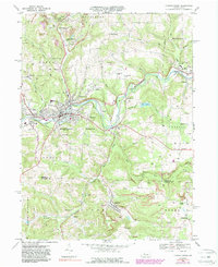 Punxsutawney 1968 topographic map thumbnail
