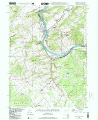 Riegelsville 1997 topographic map thumbnail