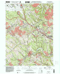 Oakdale 1993 topographic map thumbnail