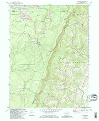 Ogletown 1971 topographic map thumbnail