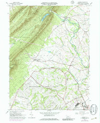 Roxbury 1966 topographic map preview
