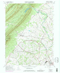 Roxbury 1966 topographic map preview