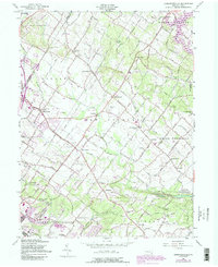 Sassamansville 1957 topographic map thumbnail