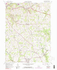 Saxonburg 1958 topographic map thumbnail