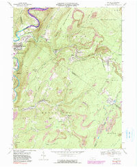Saxton 1968 topographic map preview
