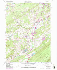 Saylorsburg 1960 topographic map thumbnail