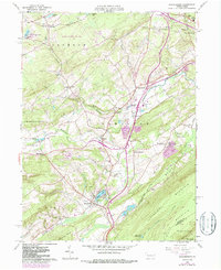 Saylorsburg 1960 topographic map thumbnail