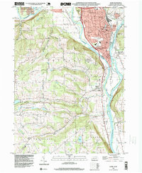 Sayre 1995 topographic map thumbnail