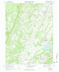 Schellsburg 1977 topographic map thumbnail