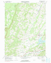 Schellsburg 1971 topographic map thumbnail