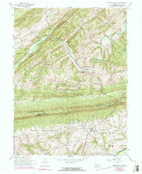 Shermans Dale 1952 topographic map thumbnail