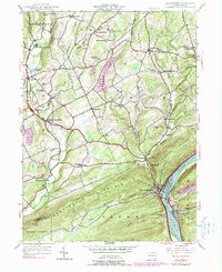 Shickshinny 1954 topographic map thumbnail