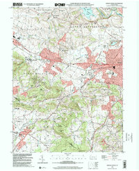 Sinking Spring 1999 topographic map thumbnail